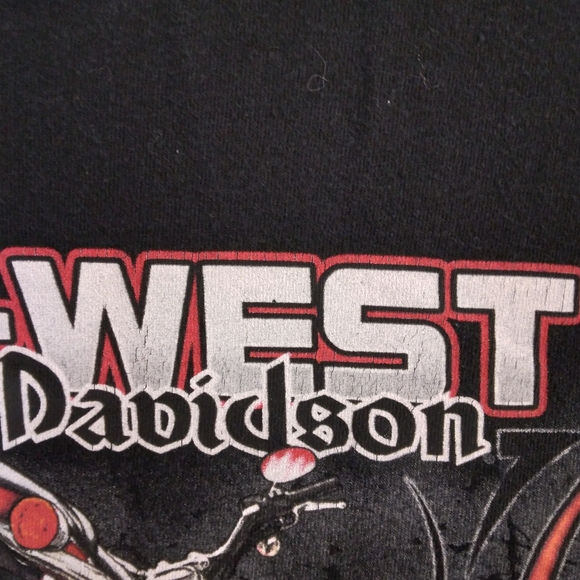 Harley-Davidson Indy West Men's Black Tee- Medium - Picture 9 of 9